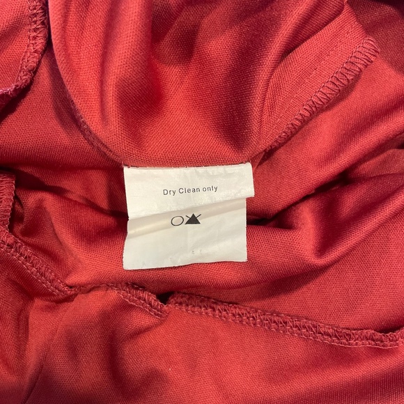 LUSH Burgundy/Maroon Harper Chiffon Dolman Sleeve Dress – Size S - Picture 10 of 10